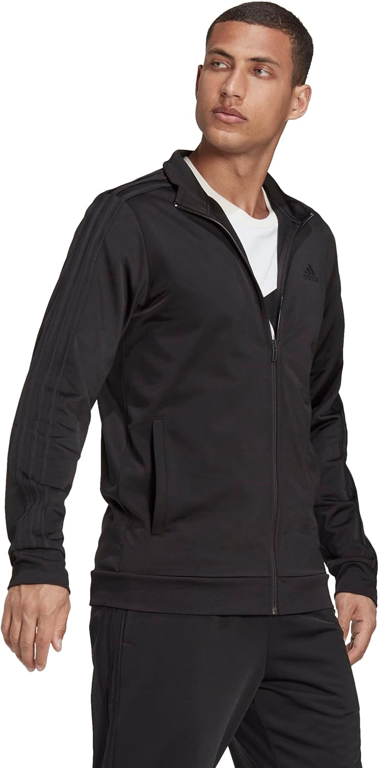 Men's Essentials Warm-Up 3-Stripes Track Top - Image 2