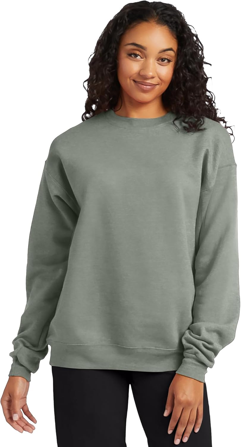 Men's EcoSmart Fleece, Pullover Crewneck Sweatshirt, 1 or 2 Pack - Image 3
