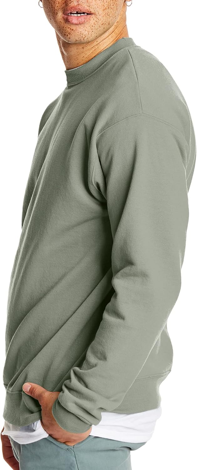 Men's EcoSmart Fleece, Pullover Crewneck Sweatshirt, 1 or 2 Pack - Image 4