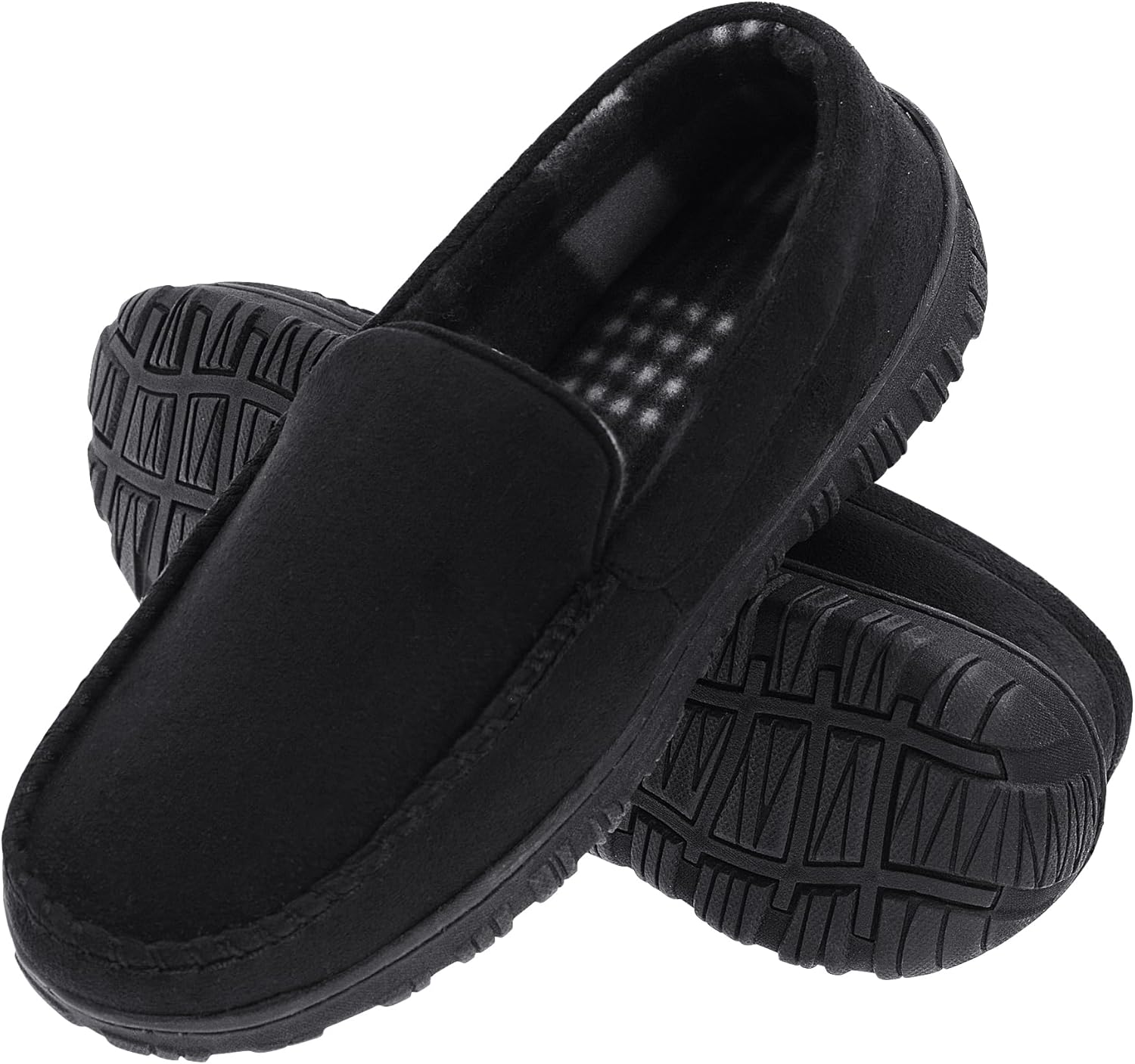 Mens Slippers Moccasins for Mens Memory Foam House Slippers Indoor Outdoor House Shoes