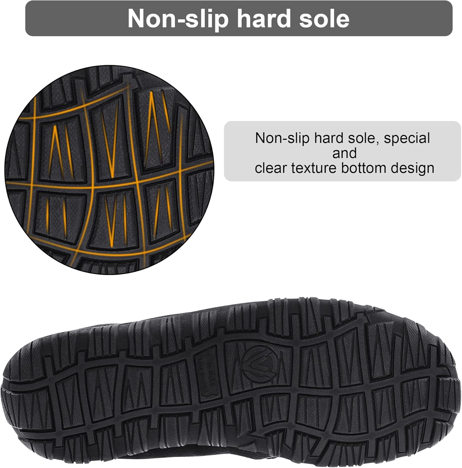 Mens Slippers Moccasins for Mens Memory Foam House Slippers Indoor Outdoor House Shoes - Image 4